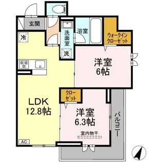 シャルマン日吉本町【3階】の間取り