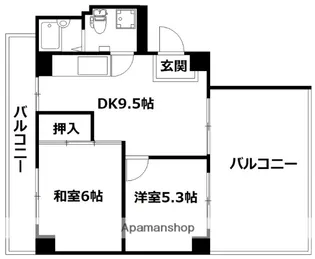 中川ビル【3階】の間取り