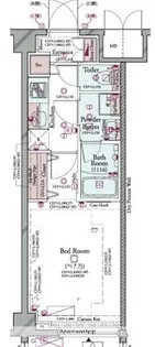 プラシア蒲田 THE GRAND RESIDENCE【4階】の間取り