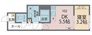 カインドネス小田急相模原Ⅶ【102号室号室】の間取り