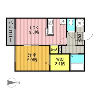 サンシティ妙蓮寺B【101号室号室】の間取り