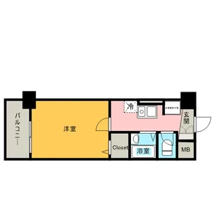 クラッセ溝の口【5階】の間取り