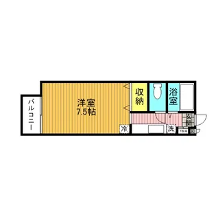 ルミエール菊名【1階】の間取り