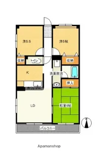 グレースナカジマ【4階】の間取り