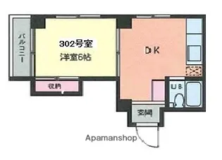 メゾン・チバ【3階】の間取り