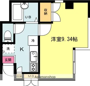 クライネスハイム【2階】の間取り