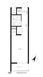 日神パレス白楽【4階】の間取り