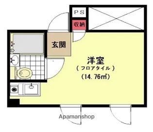 ロイヤル武蔵小山【719号室】の間取り