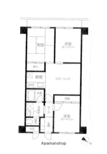 朝日サンライズ川崎【2階】の間取り