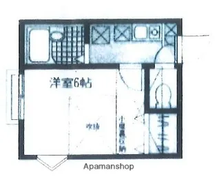 ディアコート平間Ⅲ【2階】の間取り