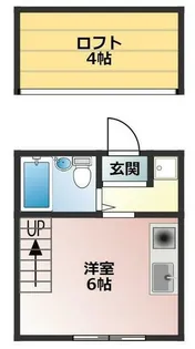 ソレイユ中原【1階】の間取り