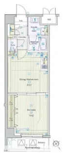 ジーコンフォートウエスト新横浜【9階】の間取り