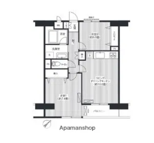 ベイ・イースト【4階】の間取り