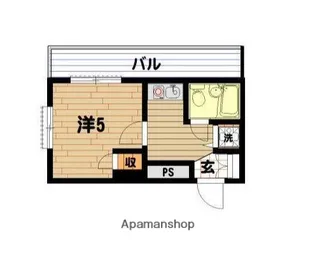 ルピナス横浜青木橋【1階】の間取り