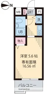 ジョイフル新丸子第2【3階】の間取り