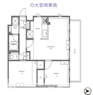 プロスペクト川崎【9階】の間取り