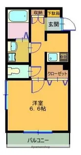 マリージュ横濱【3階】の間取り