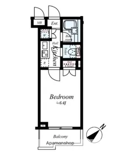 ルーブル溝の口弐番館【3階】の間取り