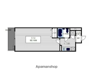 アドリーム横浜初音【5階】の間取り