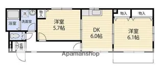 グリーンパレス斎藤分ⅡB棟【2階】の間取り