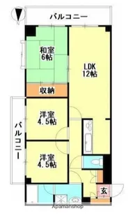 ラ・プリメーラ【1階】の間取り