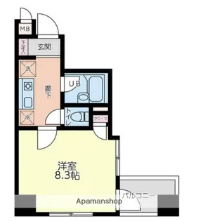 マモール川崎Ⅱ【4階】の間取り