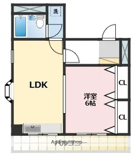 ローリエ小杉【1階】の間取り