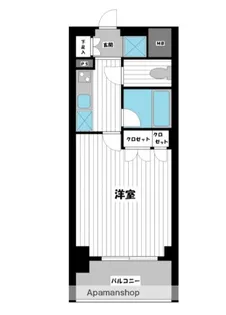 スペーシア川崎Ⅲ【6階】の間取り