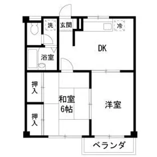 エステートピア日吉【3階】の間取り
