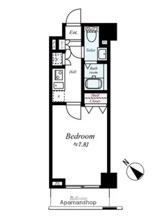 グランフォース横濱関内【3階】の間取り