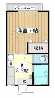 アドニス【2階】の間取り