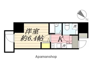 リヴシティ横浜東ベイサイド【6階】の間取り