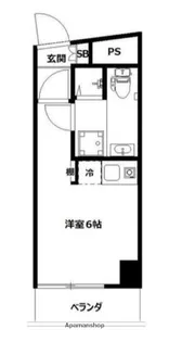 ポートハイム西横浜【7階】の間取り
