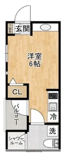 ソリッド大倉山【1階】の間取り