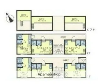 TM鶴見中央【2階】の間取り