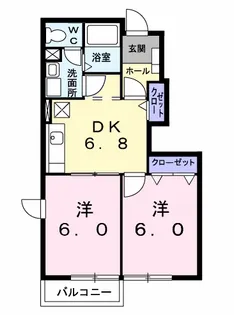 パルテール・アン【1階】の間取り