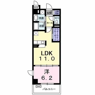 ベルテックス【3階】の間取り