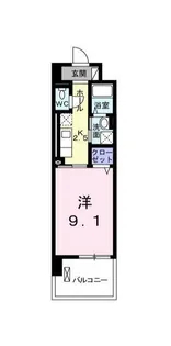 フラン.ベル【1階】の間取り