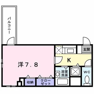 コンフォート 橋本【2階】の間取り
