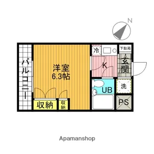 ホワイトヴィレッジ【2階】の間取り