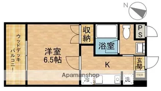 大倉山ヒルテラス【107号室】の間取り