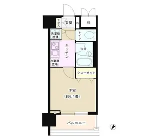 アストリア鶴見【5階】の間取り