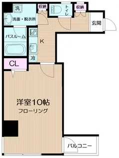 ビーヴァリー北【9階】の間取り