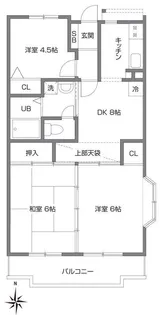 グレイスヴィラ【2階】の間取り