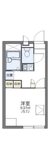 レオパレスBLITZ【2階】の間取り