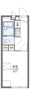 レオパレスサニーサイドヒライ【2階】の間取り