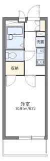 レオパレス光沙【3階】の間取り