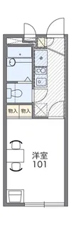 レオパレスノースビレッジ【2階】の間取り