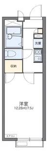 レオパレスパレヴィアーノ【203号室】の間取り