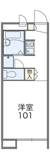 レオパレスK K【2階】の間取り